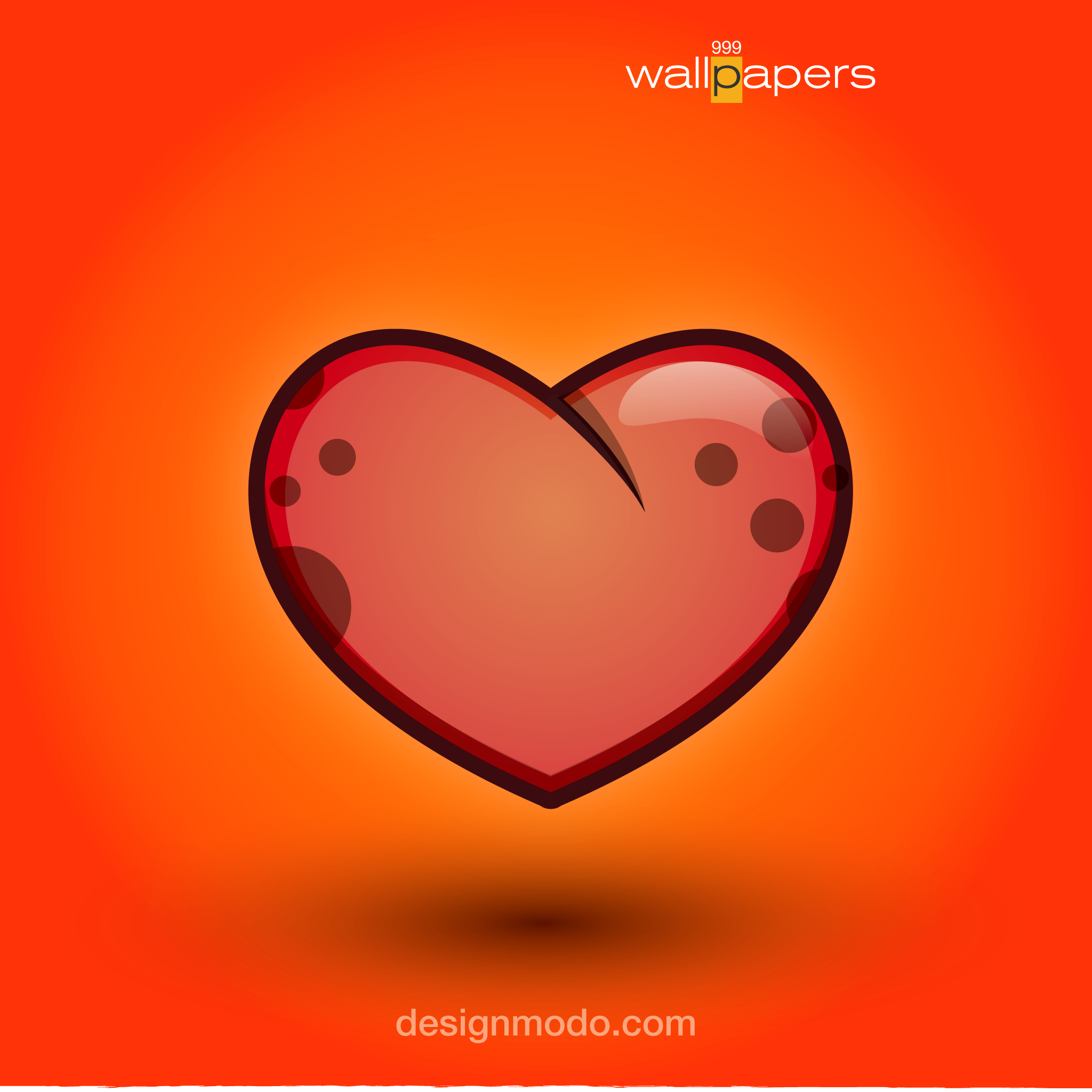 I love you Vector for 2048 x 2048 New iPad resolution