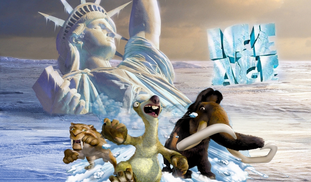 Ice Age for 1024 x 600 widescreen resolution