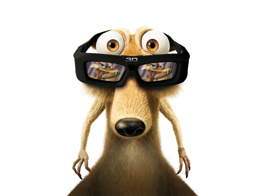 Ice Age 3D for 1024 x 768 resolution