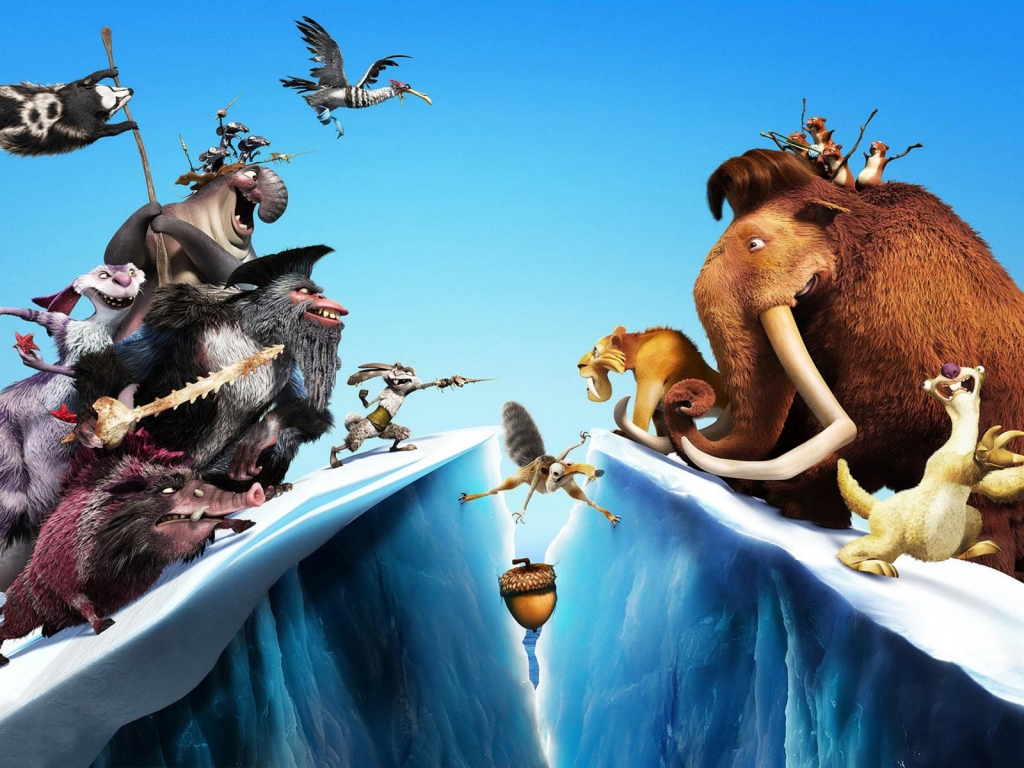 Ice Age 4 Continental Drift for 1024 x 768 resolution