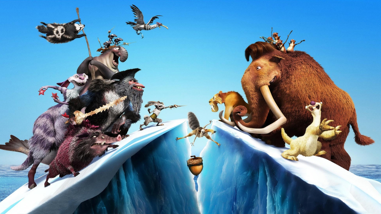Ice Age 4 Continental Drift for 1280 x 720 HDTV 720p resolution