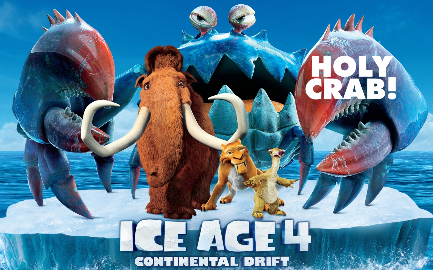 Ice Age 4 Holy Crab for 1680 x 1050 widescreen resolution