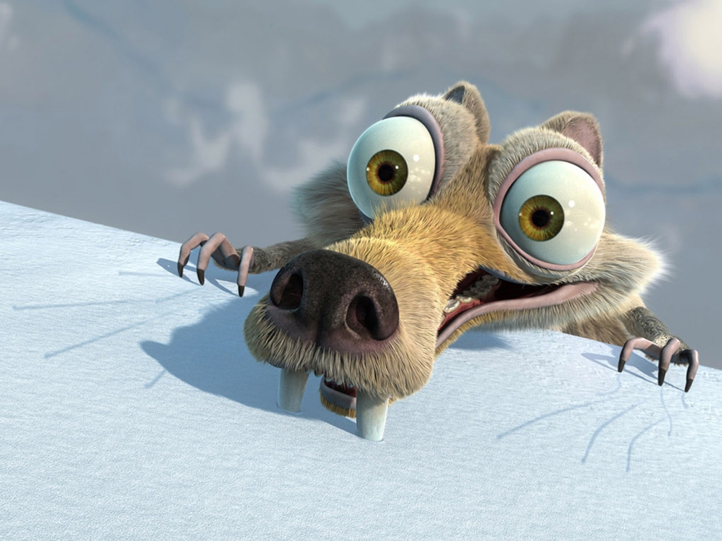 Ice Age Scrat for 1024 x 768 resolution