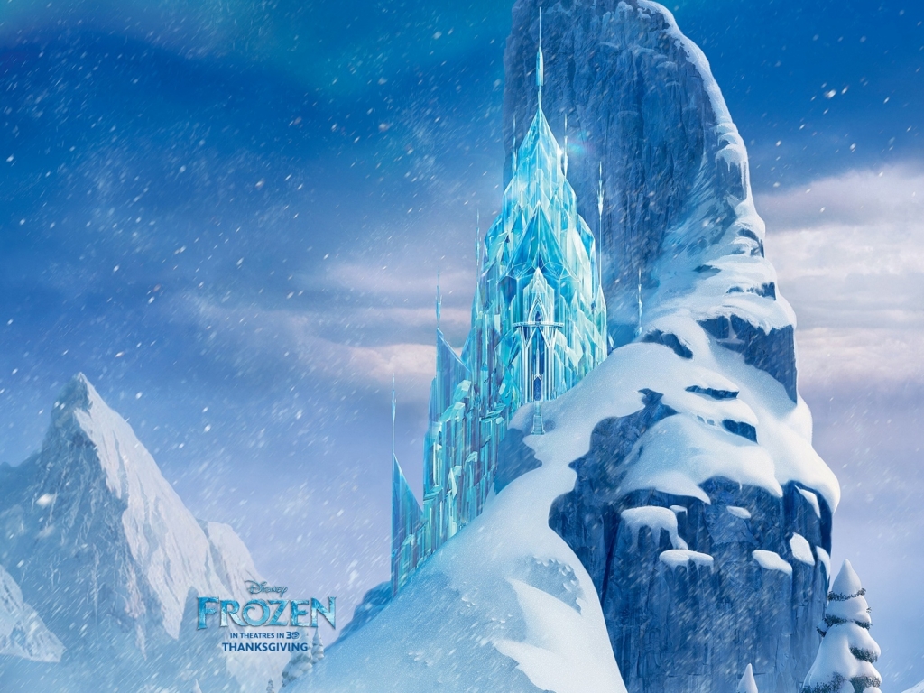 Icecastle in Frozen for 1024 x 768 resolution
