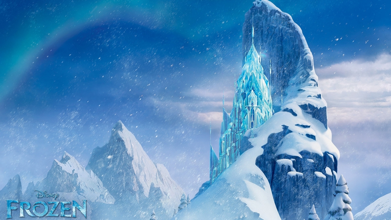 Icecastle in Frozen for 1280 x 720 HDTV 720p resolution
