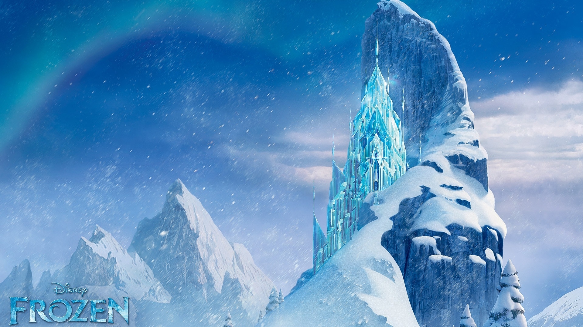 Icecastle in Frozen for 1920 x 1080 HDTV 1080p resolution