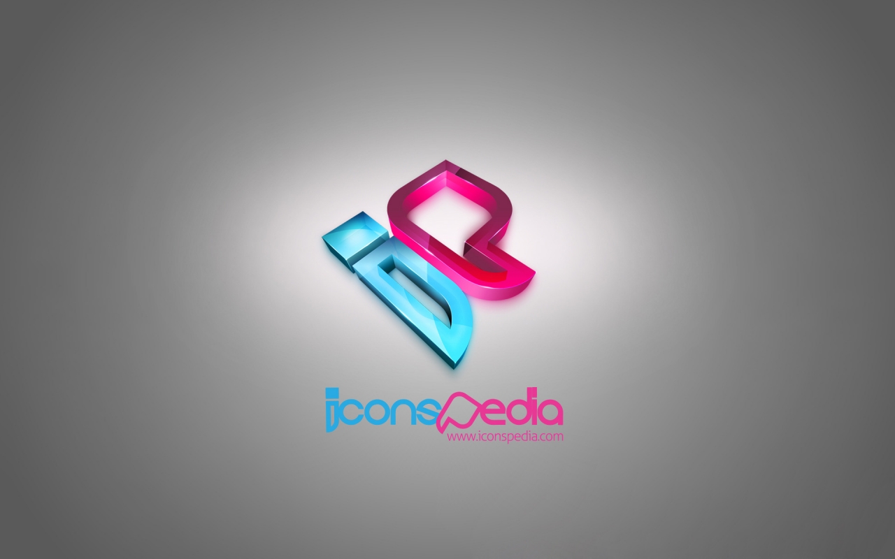 Iconspedia Logo for 1280 x 800 widescreen resolution
