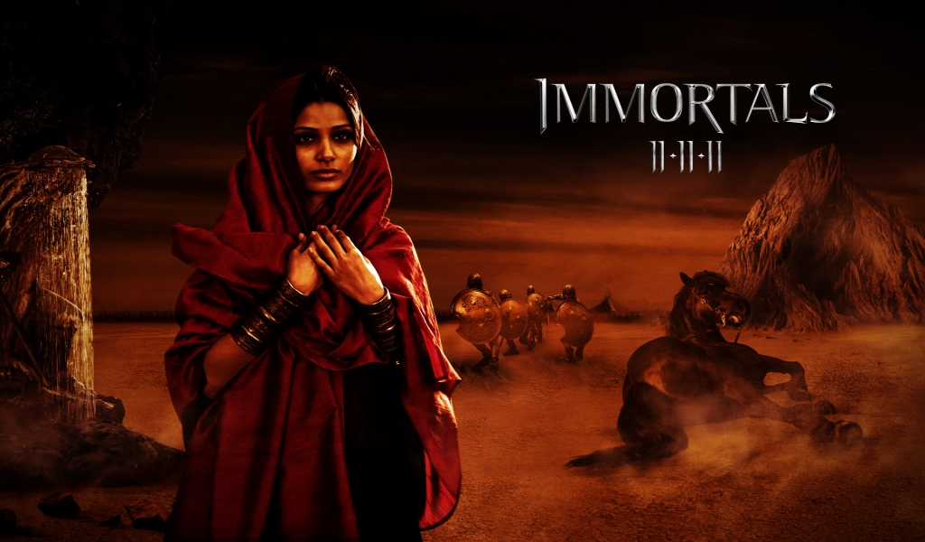 Immortals Movie Scene for 1024 x 600 widescreen resolution