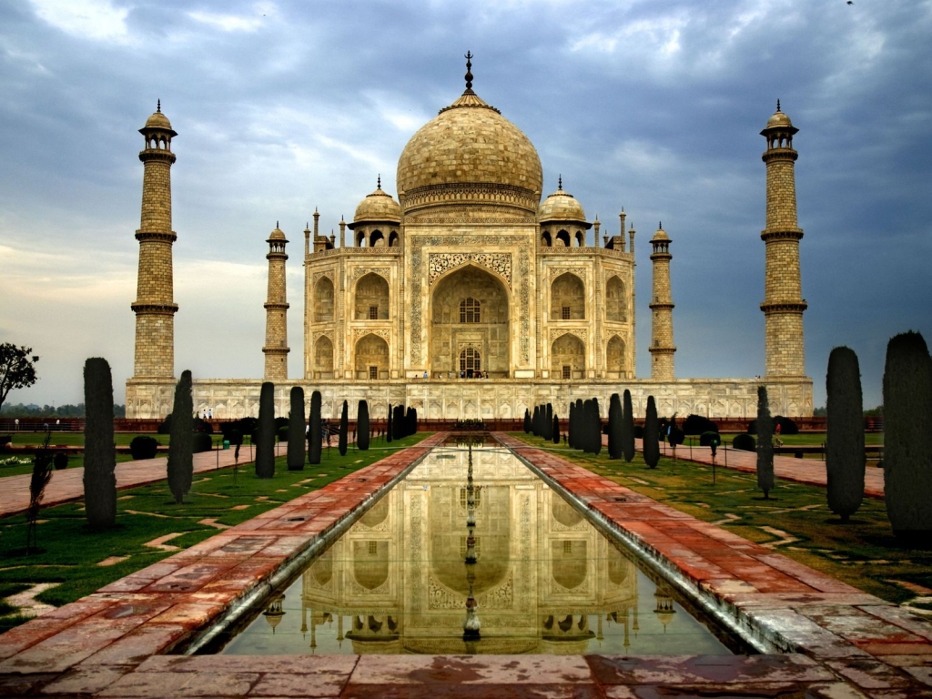 India Taj Mahal for 1024 x 768 resolution