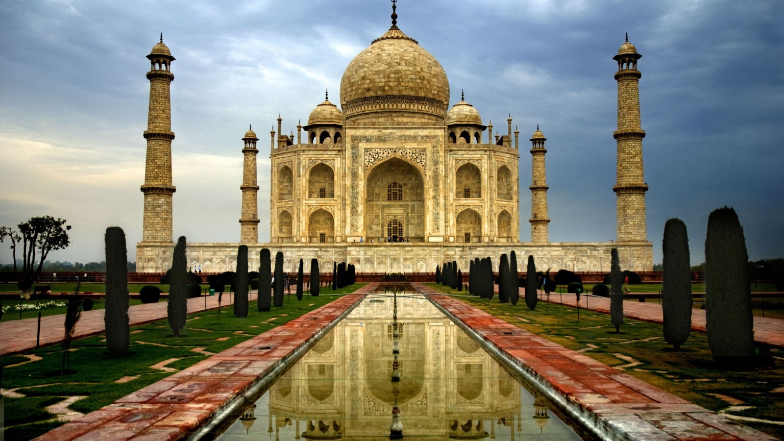 India Taj Mahal for 1536 x 864 HDTV resolution
