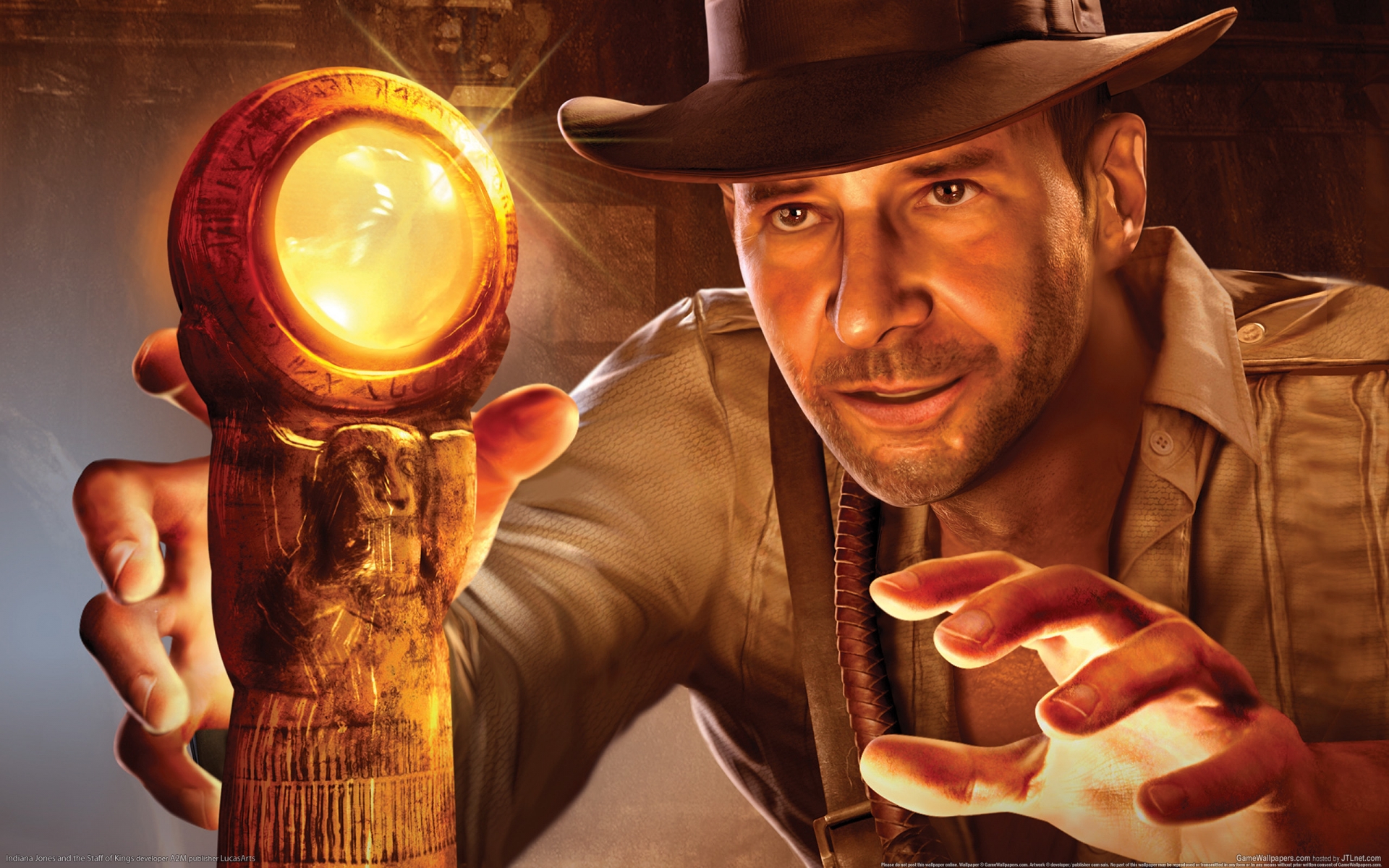 Indiana Jones and the Staff of Kings for 1920 x 1200 widescreen resolution