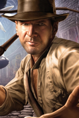 Indiana Jones Animated for 320 x 480 iPhone resolution