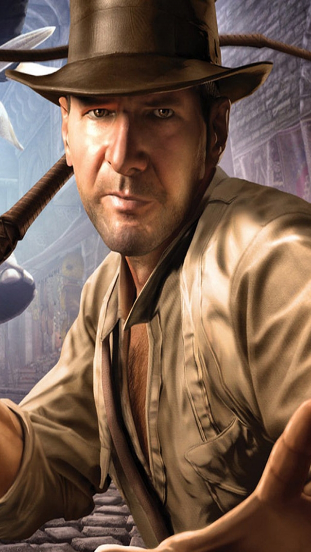 Indiana Jones Animated for 640 x 1136 iPhone 5 resolution