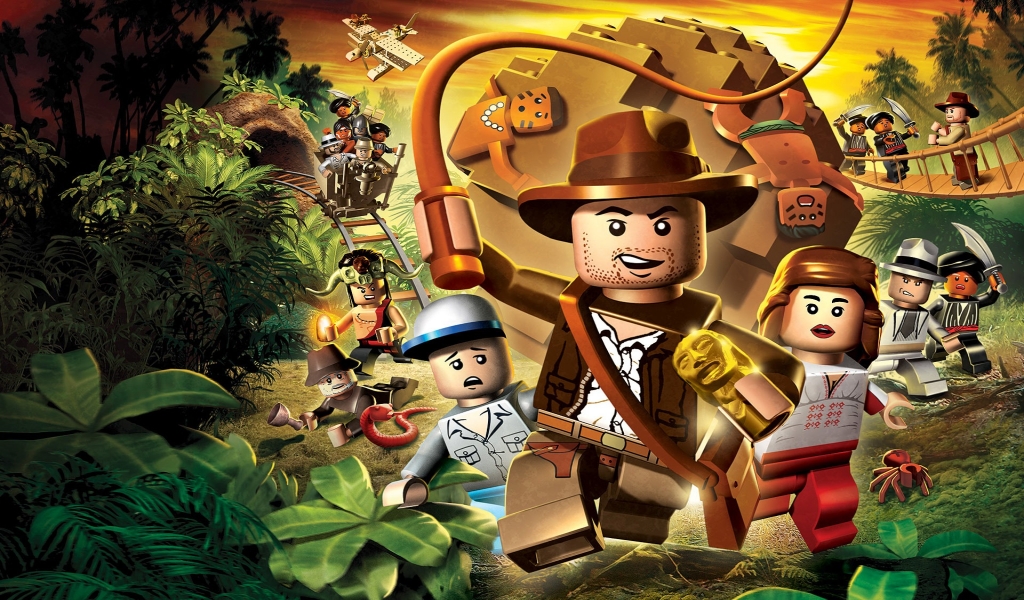 Indiana Jones Lego for 1024 x 600 widescreen resolution