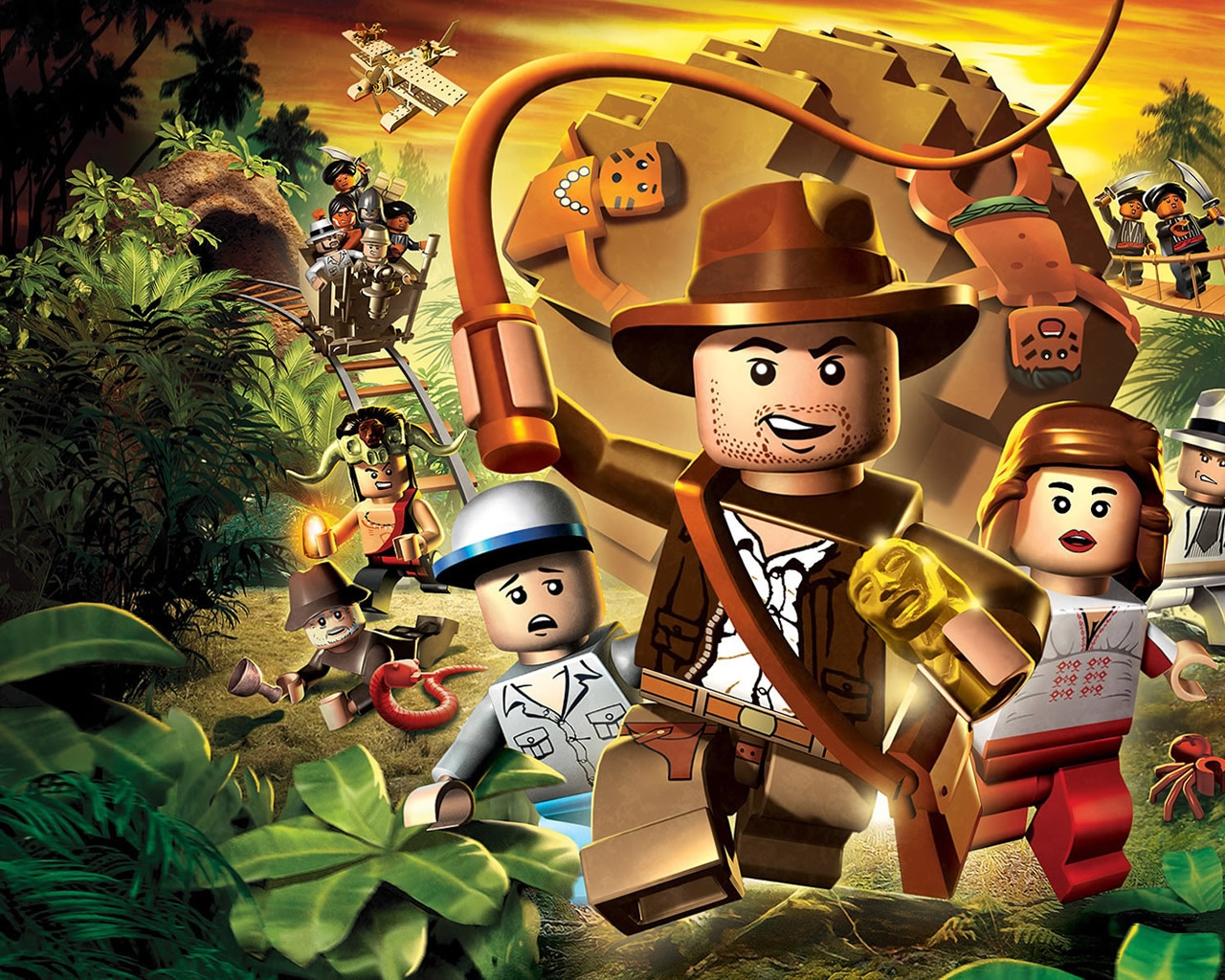 Indiana Jones Lego for 1280 x 1024 resolution
