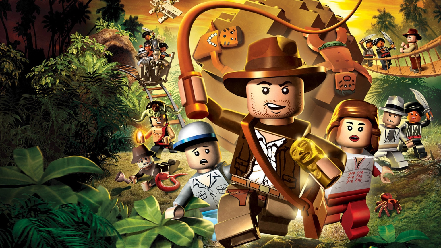 Indiana Jones Lego for 1536 x 864 HDTV resolution