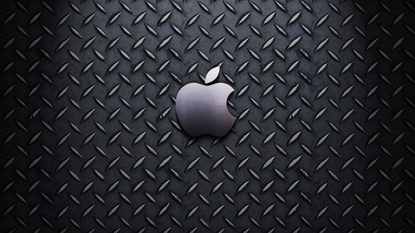 Industrial Apple for 1366 x 768 HDTV resolution