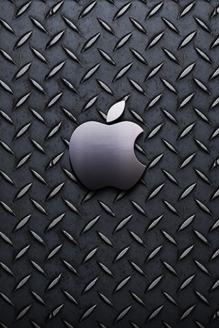 Industrial Apple for 320 x 480 iPhone resolution