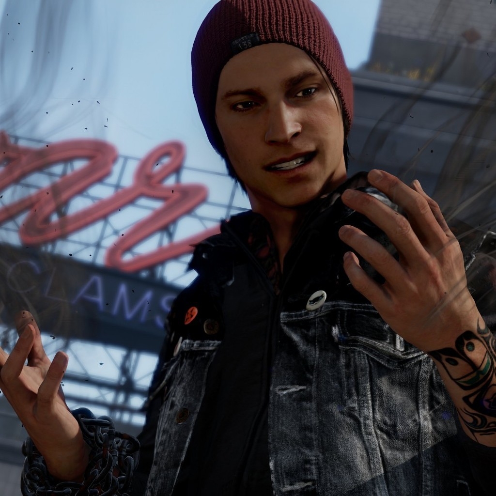 inFamous Second Son Game for 1024 x 1024 iPad resolution