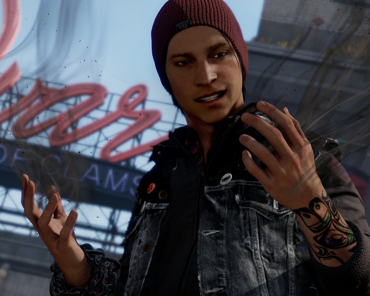 inFamous Second Son Game for 1280 x 1024 resolution