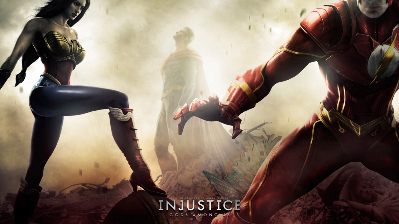 Injustice Gods Among Us Game for 1280 x 720 HDTV 720p resolution
