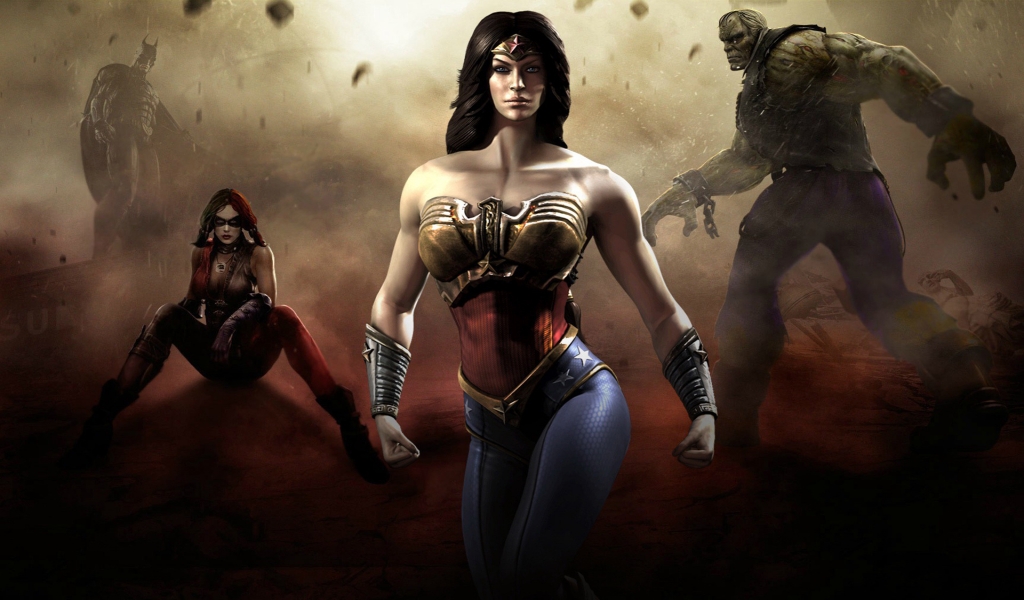 Injustice Heroes for 1024 x 600 widescreen resolution