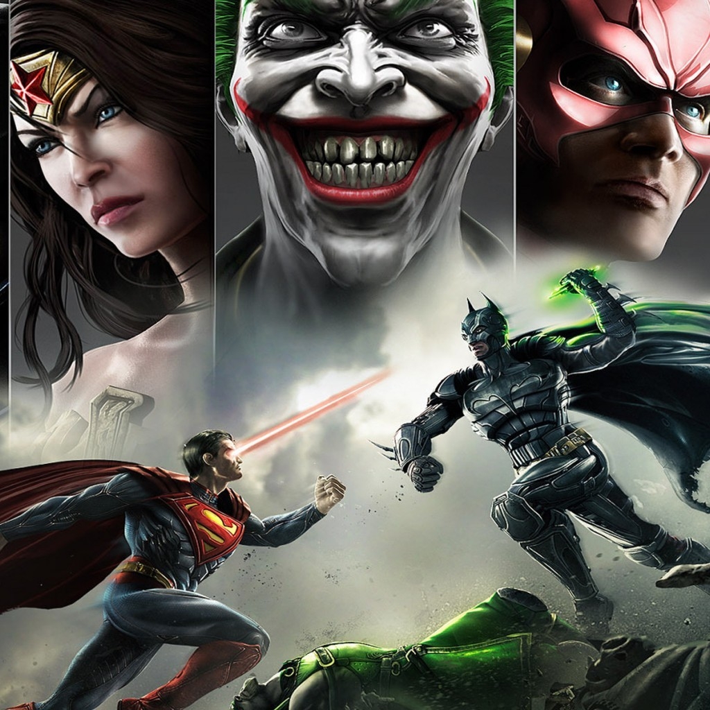 Injustice The Mighty Among Us for 1024 x 1024 iPad resolution