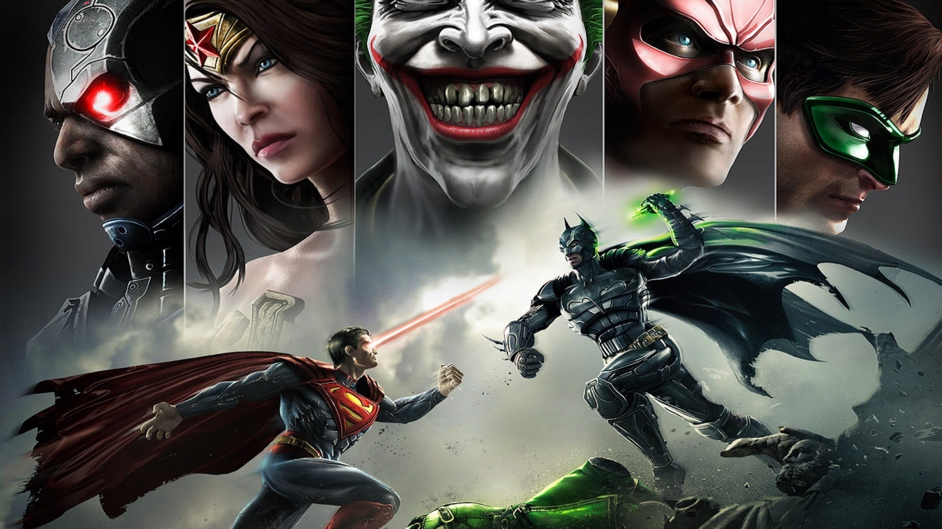 Injustice The Mighty Among Us for 1366 x 768 HDTV resolution