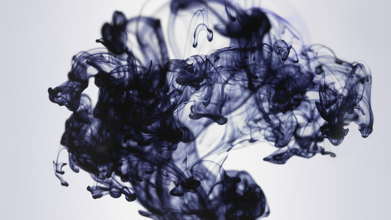 Ink Smoke for 1366 x 768 HDTV resolution