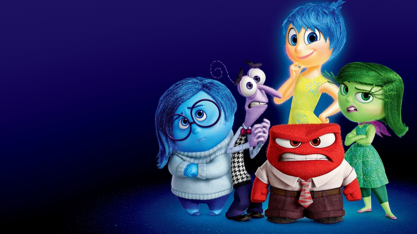 Inside Out Movie for 1366 x 768 HDTV resolution