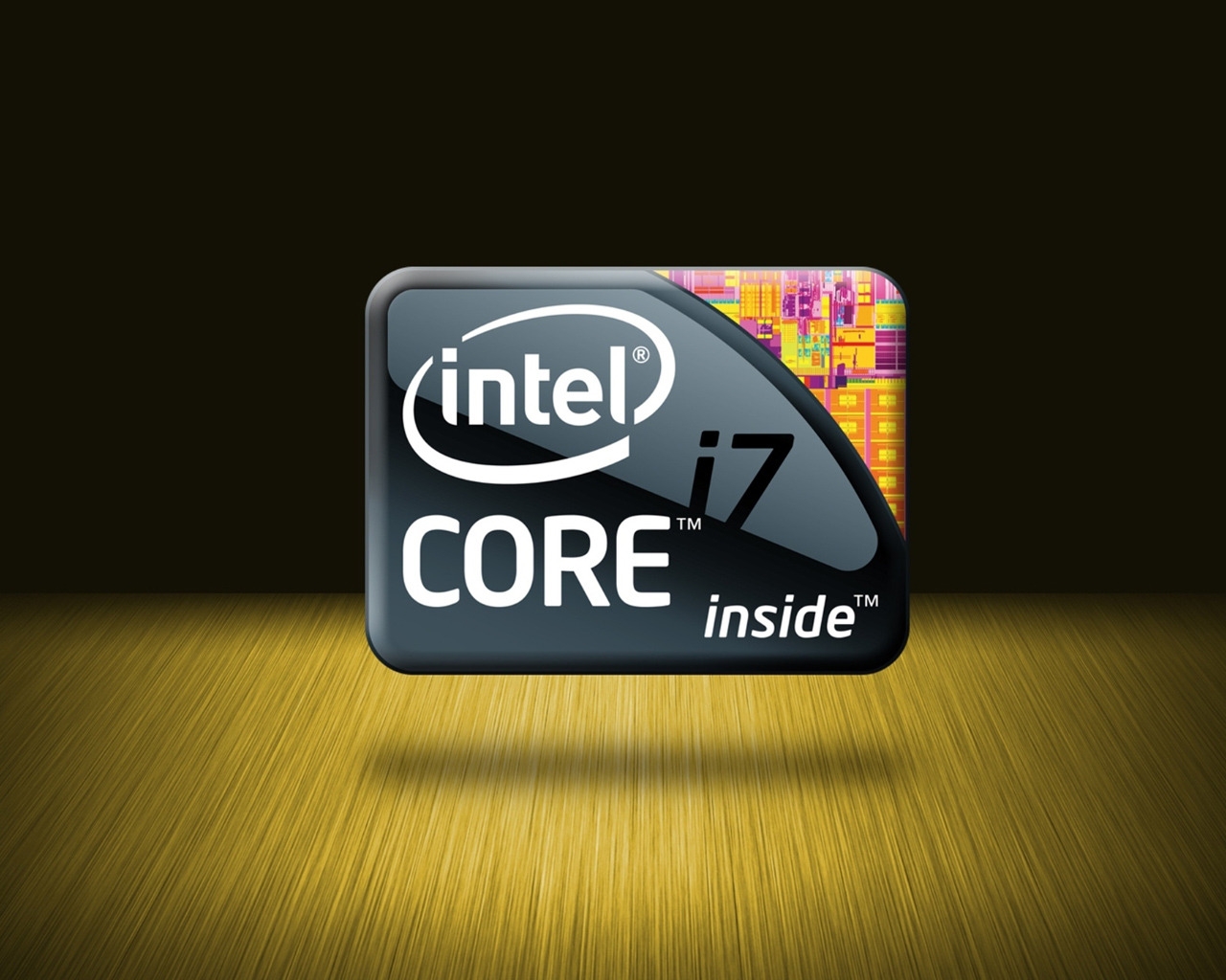 Intel Core I7 Inside for 1280 x 1024 resolution