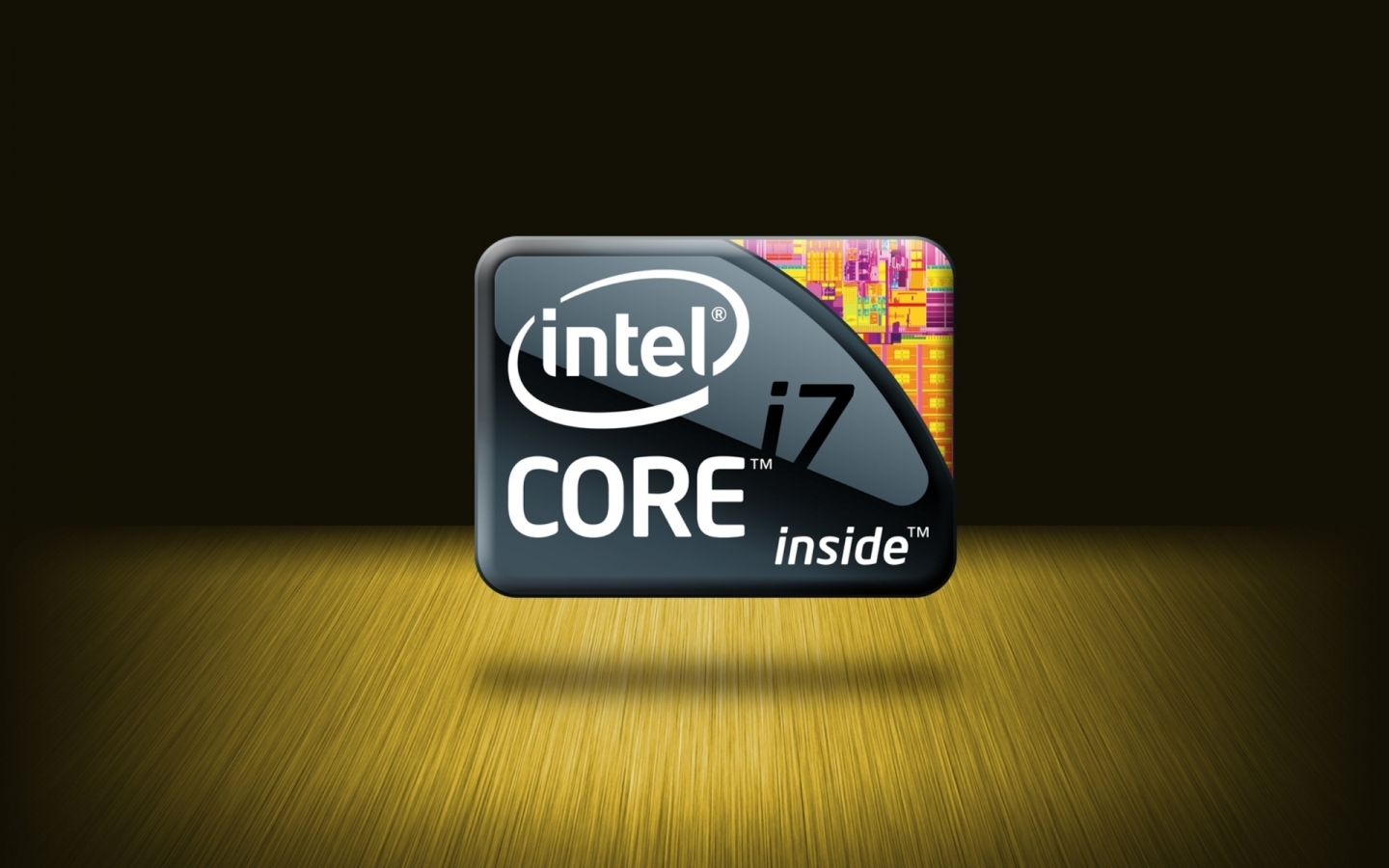 Intel Core I7 Inside for 1440 x 900 widescreen resolution
