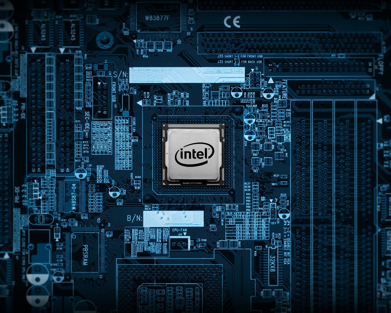Intel CPU for 1280 x 1024 resolution