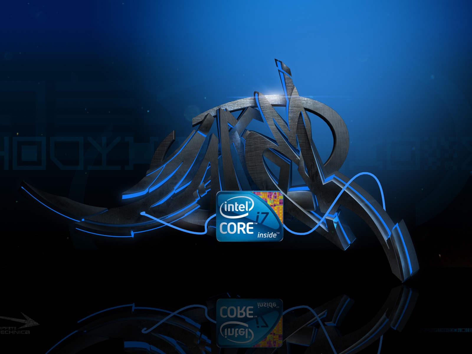 Intel i7 Graffiti for 1600 x 1200 resolution