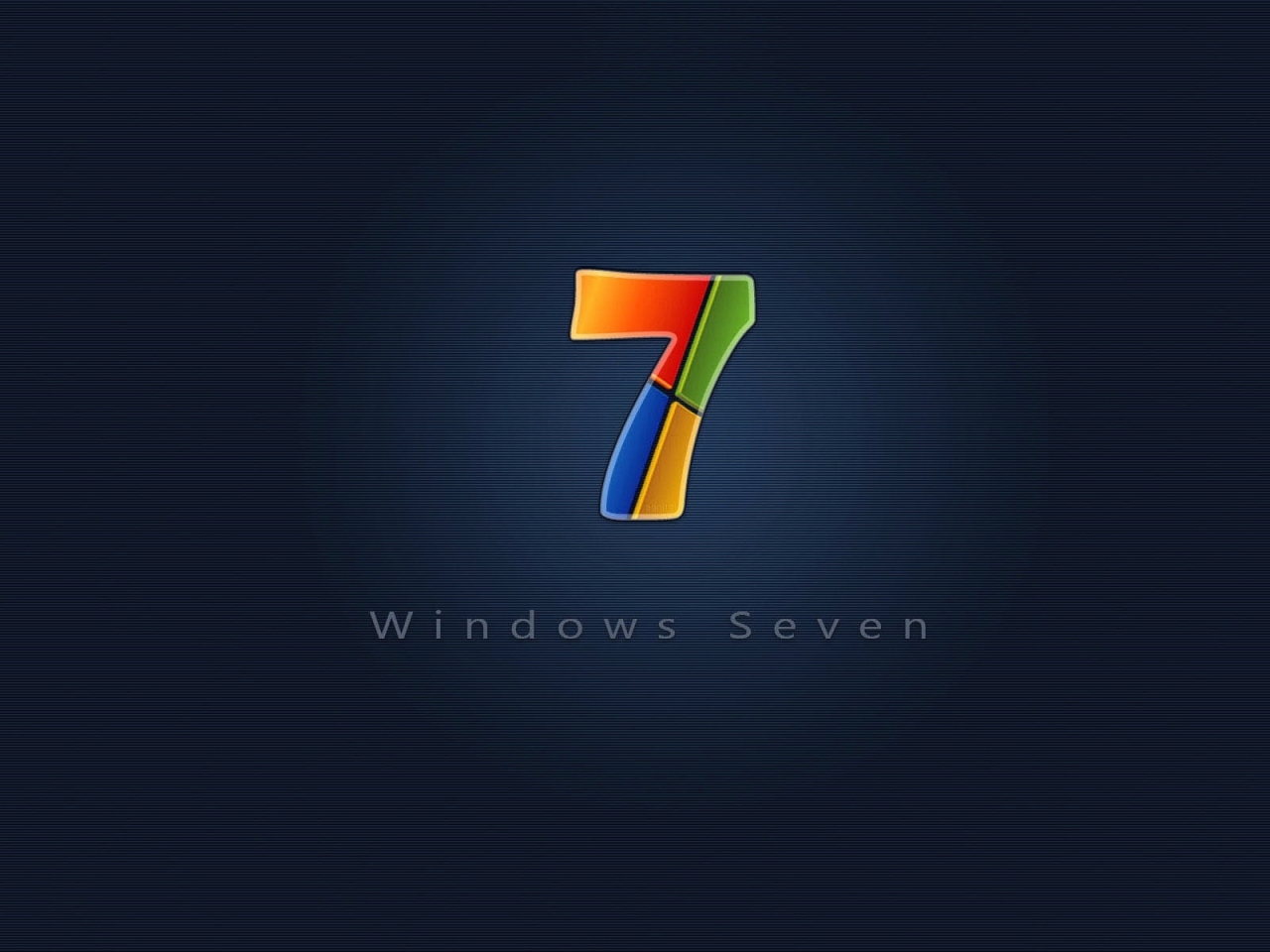 Interesting Blue Windows 7 for 1280 x 960 resolution