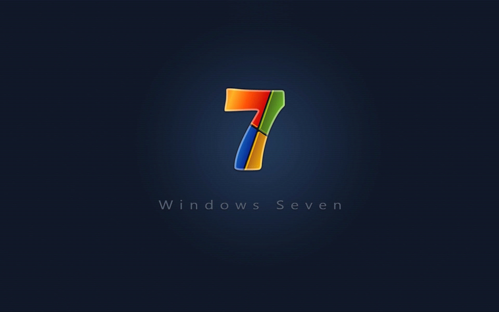 Interesting Blue Windows 7 for 1680 x 1050 widescreen resolution