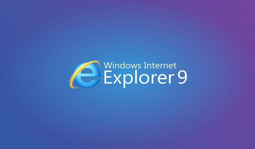 Internet Explorer 9 for 1024 x 600 widescreen resolution