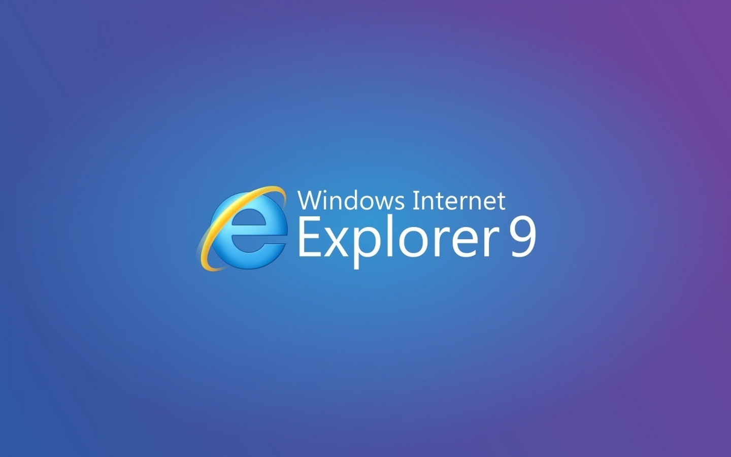 Internet Explorer 9 for 1440 x 900 widescreen resolution