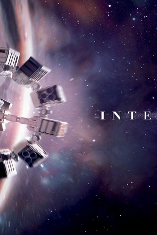 Interstellar Satellite 320 x 480 iPhone Wallpaper