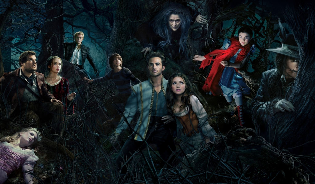 Into the Woods Poster for 1024 x 600 widescreen resolution
