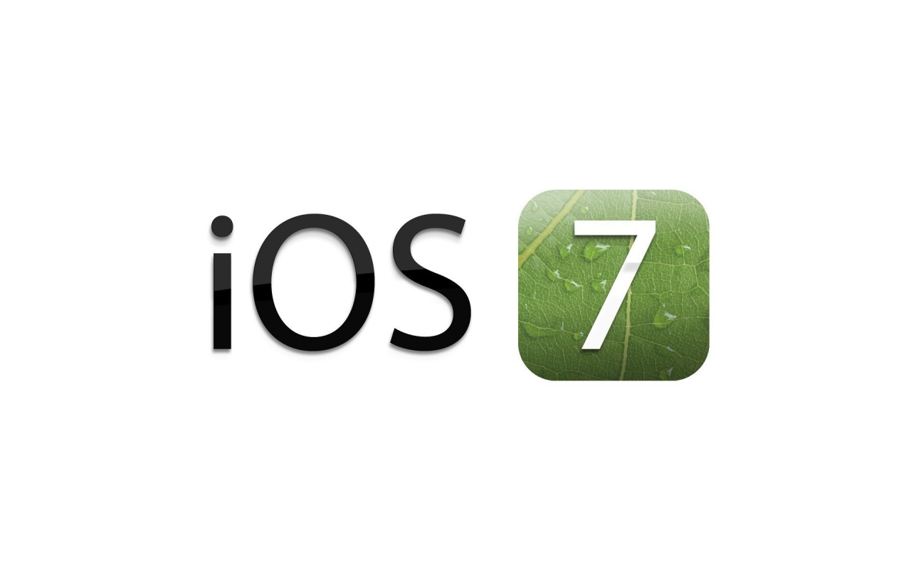 iOS 7 Apple for 1280 x 800 widescreen resolution
