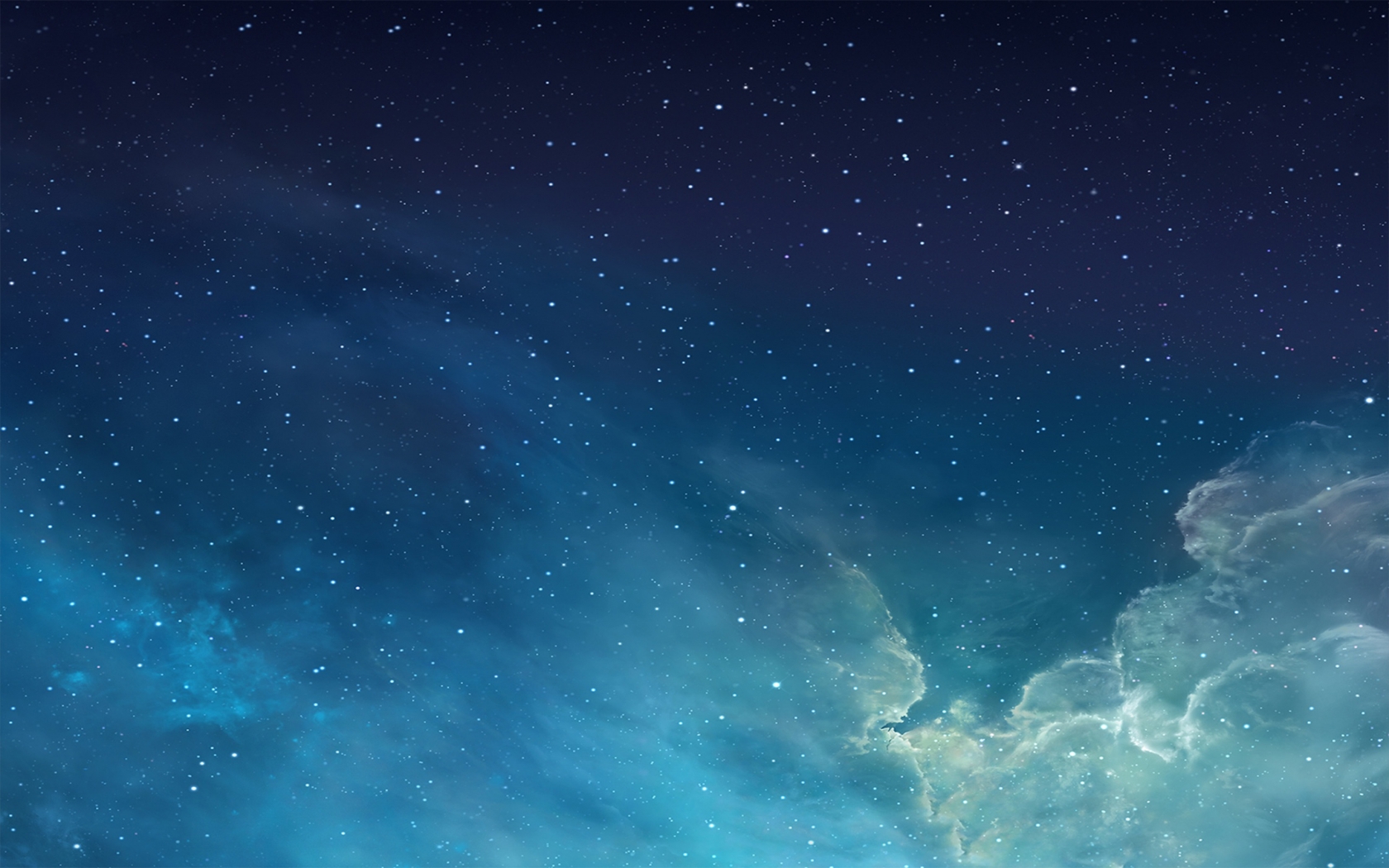 iOS 7 Galaxy for 1680 x 1050 widescreen resolution