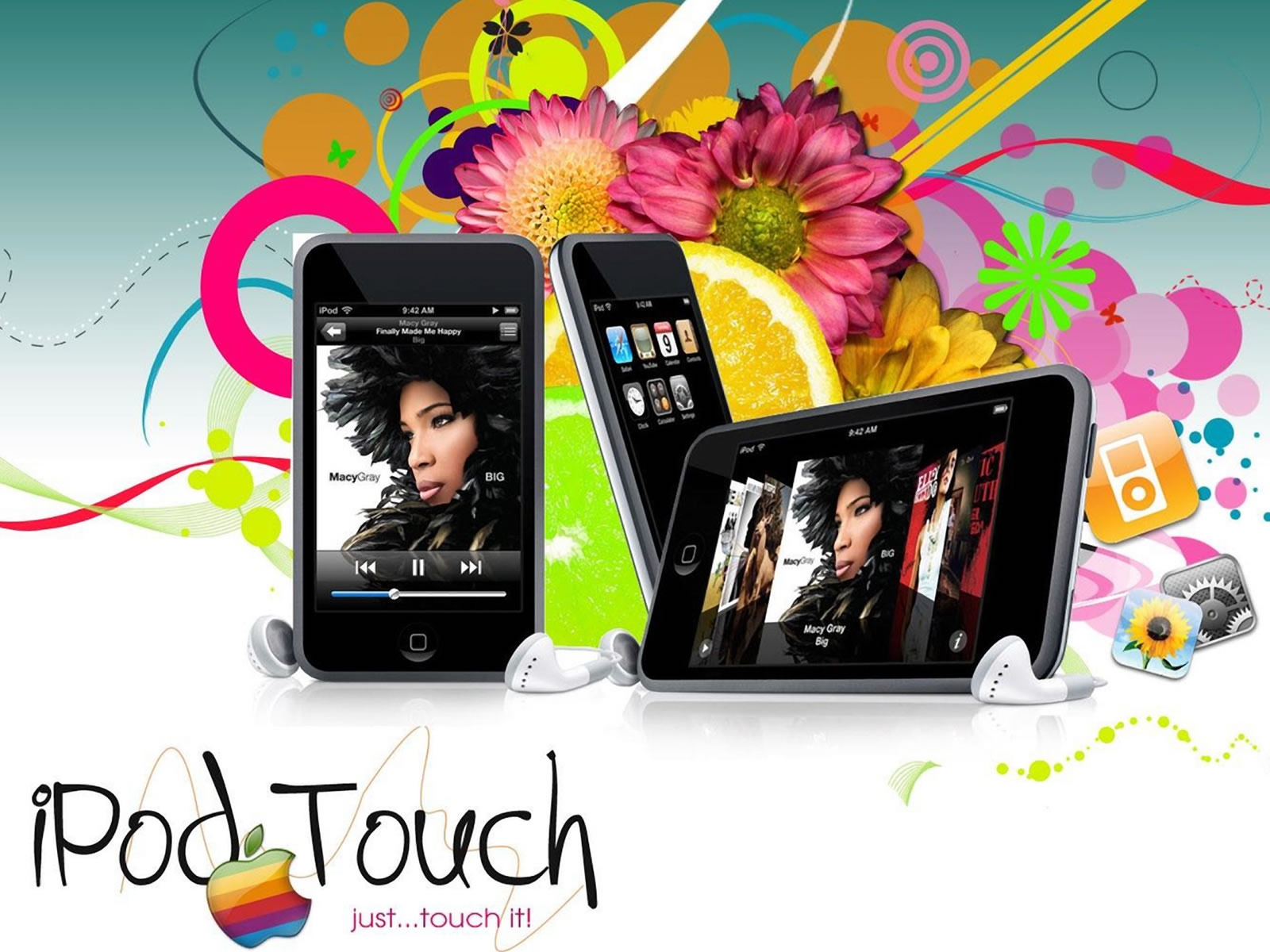iPod Touch for 1600 x 1200 resolution