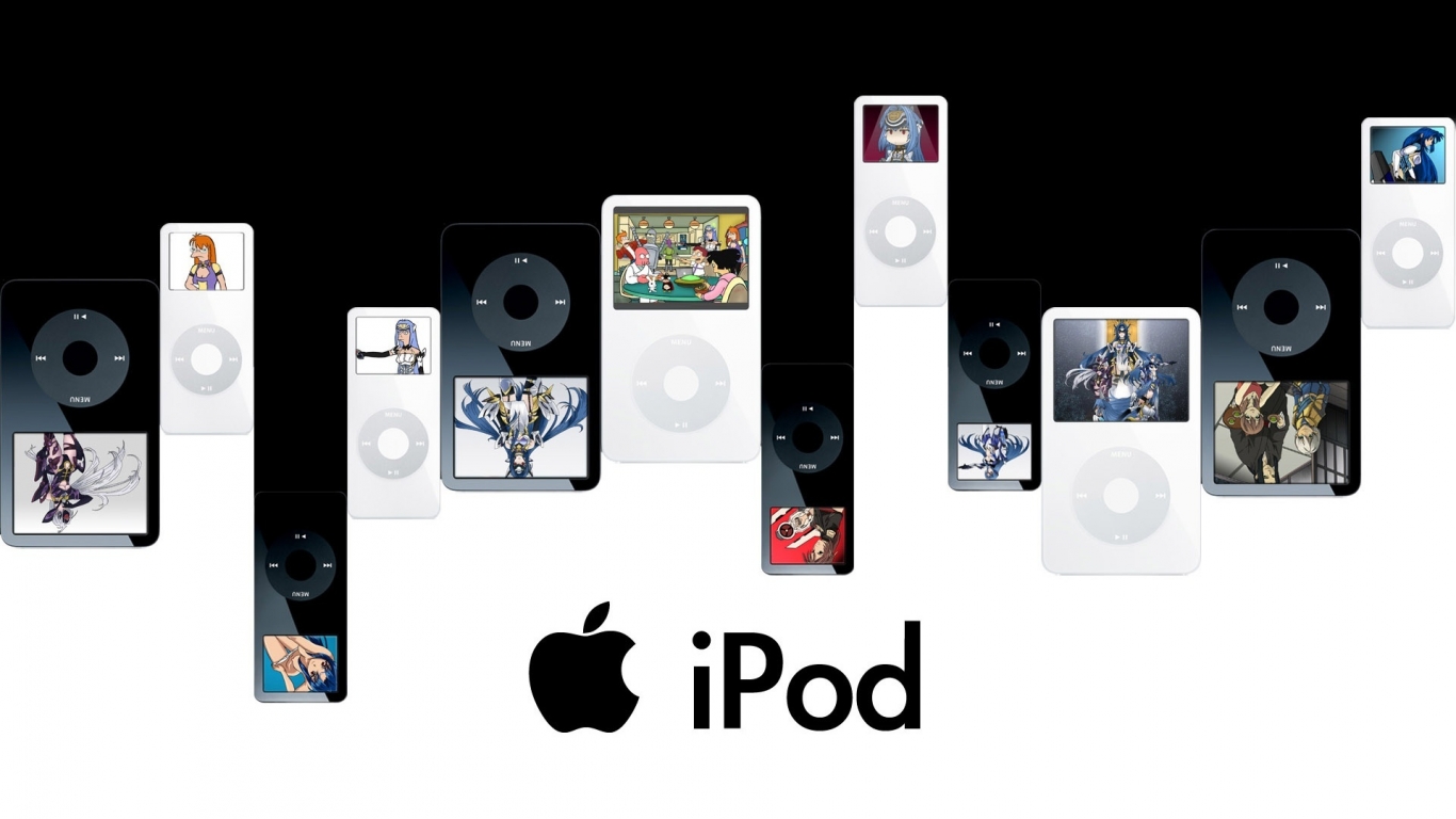 Ipod Variations for 1366 x 768 HDTV resolution