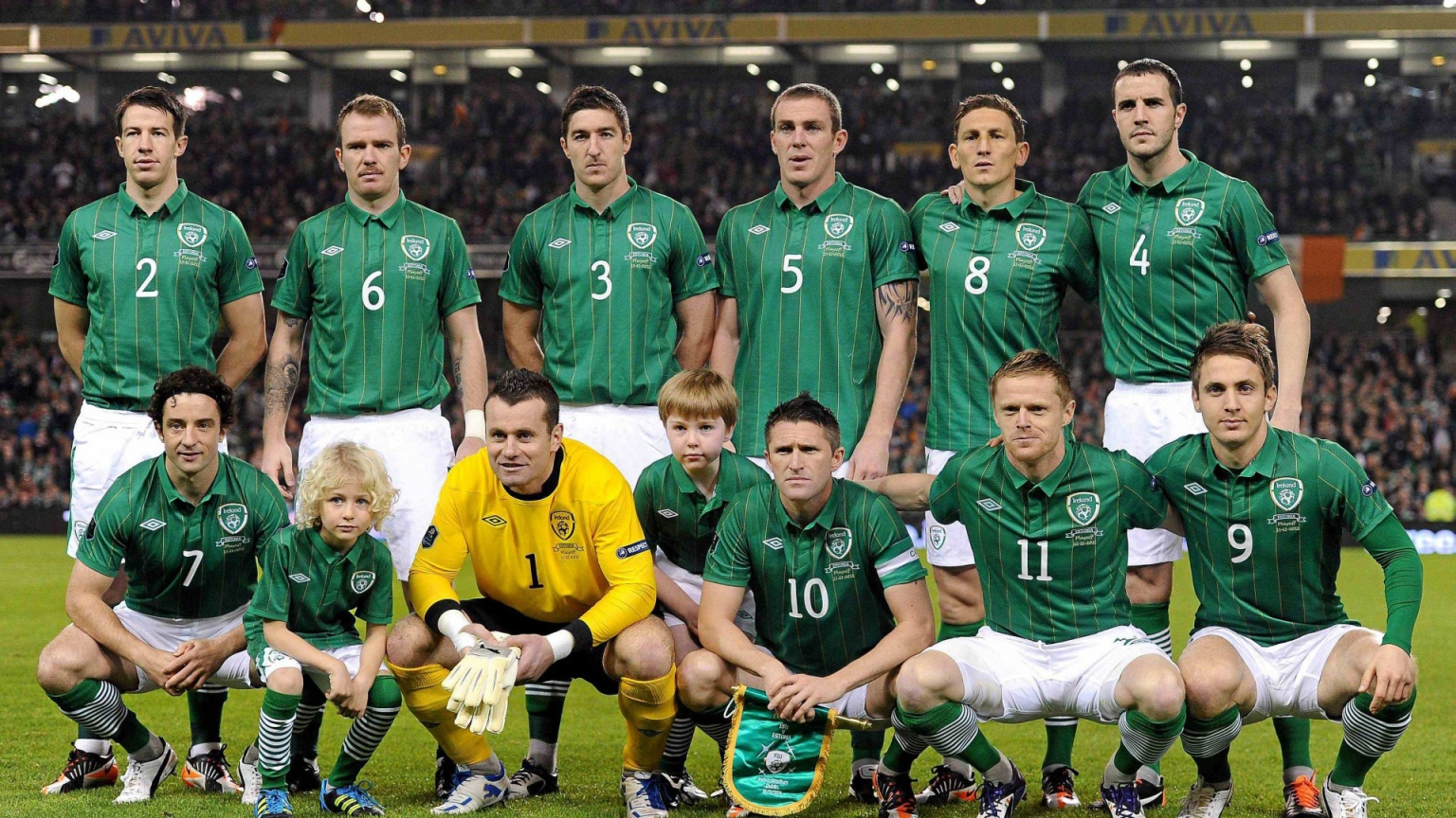 Ireland National Team for 1536 x 864 HDTV resolution