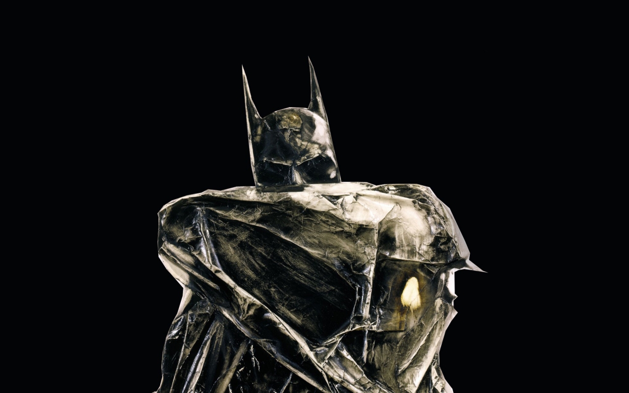 Iron Batman for 1280 x 800 widescreen resolution