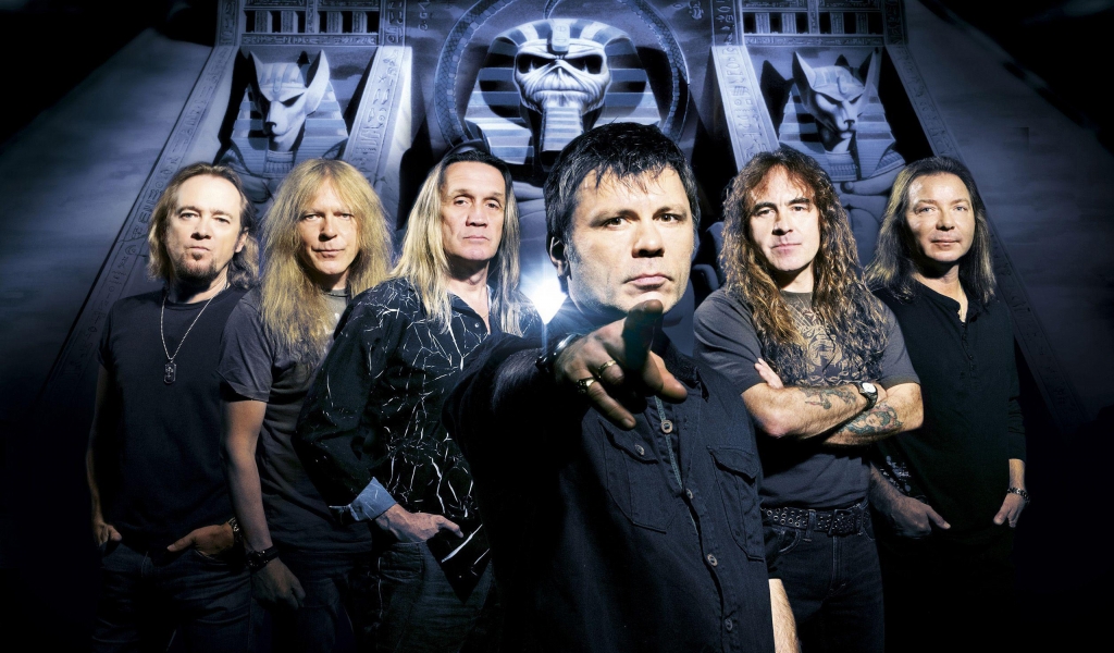 Iron Maiden Band for 1024 x 600 widescreen resolution