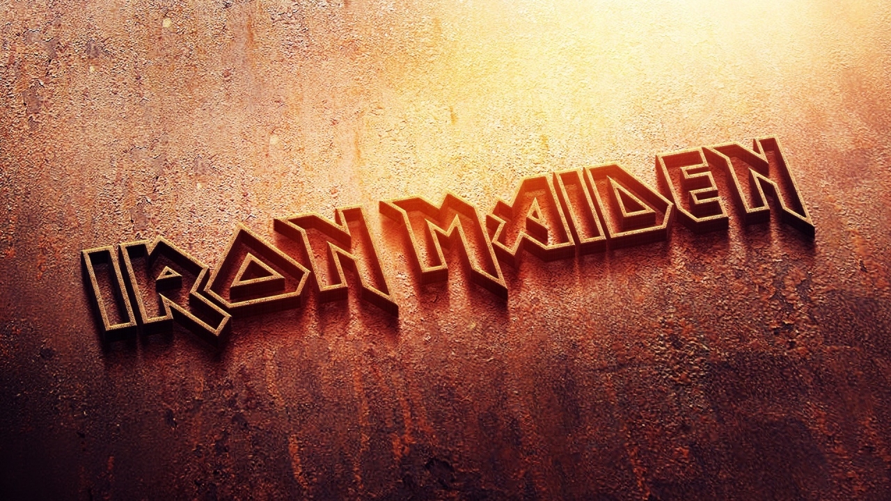 Iron Maiden Logo for 1280 x 720 HDTV 720p resolution