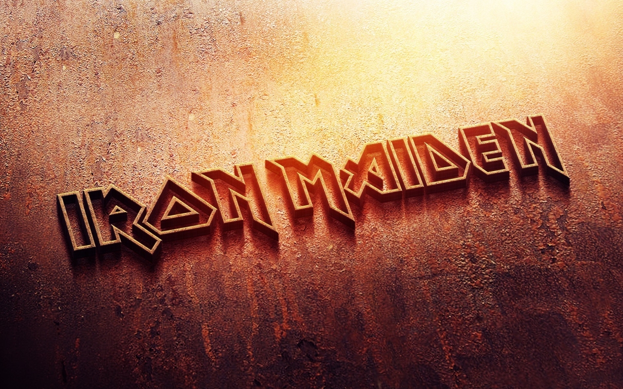 Iron Maiden Logo for 1280 x 800 widescreen resolution