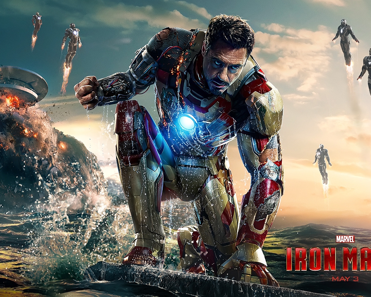 Iron Man 3 2013 for 1280 x 1024 resolution
